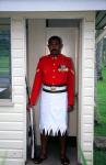 Guard, Former Government House, Suva, Fiji