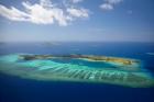 Mana Island and coral reef, Mamanuca Islands, Fiji