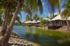 Lagoon Bures, Musket Cove Island, Malolo Lailai, Fiji