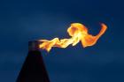 Flame on kerosene lantern, Crusoe's Retreat, Coral Coast, Viti Levu, Fiji