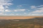 Meeting of the waters at Santarem, Amazon, Brazil