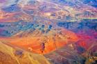 Aerial view of Land Pattern on Atacama Desert, Chile