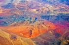 Aerial view of Land Pattern on Atacama Desert, Chile