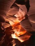 Red Sandstone Walls, Lower Antelope Canyon (Color)
