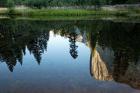 Reflection of El Capitan in Mercede River, Yosemite National Park, California - Horizontal