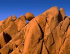 Monzonite Granite Boulders At Sunset, Joshua Tree NP, California