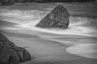 California, Garrapata Beach (BW)