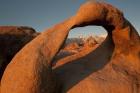 Mobius Arch With Mt Whitney And The Sierra Nevada Range