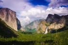 Panoramic View Of Yosemite Valley