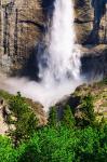 Detail Of Upper Yosemite Falls