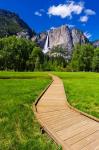 Boardwalk Headed To Yosemite Falls