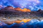 Dusk On The Palisades In Dusy Basin, Kings Canyon National Park