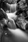 Cascade On Hare Creek (BW)