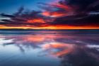 Sunset Over The Channel Islands From Ventura State Beach