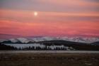 Full Moon And Alpenglow Above Mosquito Range
