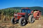 Tractor and Corn Field in Litchfield Hills, Connecticut