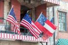 River Street Flags, Savannah, Georgia