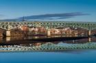 Western Avenue Bridge And Kennebec River, Maine