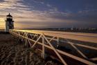 Brant Point Light at Sunrise, Nantucket Island, Massachusetts