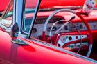 Classic Interior At An Antique Car Show