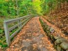 Autumn Trail Leading To Munising Falls