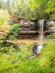 Munising Falls In Autumn, Michigan