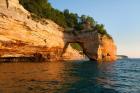 Lovers Leap Arch Along The Lake Superior Shoreline