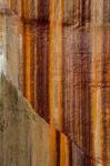 Mineral Seep Wall Detail Along Lake Superior