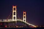 Mackinac Bridge at Night