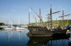 Mississippi Reproductions of Columbus ships the Nina and Pinta