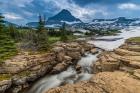 Snowmelt Stream In Glacier National Park, Montana