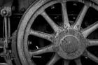 Rusted Train Wheel, Nevada (BW)