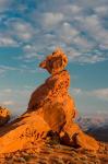 Sunset On Balancing Rock, Nevada