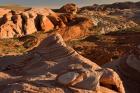 Fire Wave At Sunset, Valley Of Fire State Park, Nevada