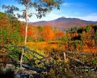 Autumn landscape of Mount Chocorua, New England, New Hampshire
