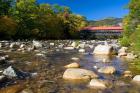 Covered bridge over Swift River, New Hampshire