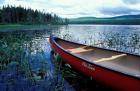 Canoeing on Lake Tarleton, White Mountain National Forest, New Hampshire