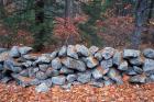Stone Wall next to Sheepboro Road, New Hampshire