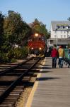 Scenic railroad at Weirs Beach in Laconia, New Hampshire