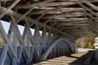 Covered Bridge over the Upper Ammonoosuc River, Groveton, New Hampshire