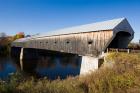 The Windsor Cornish Covered Bridge, Connecticut River, New Hampshire