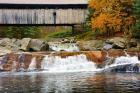 Covered bridge over Wild Ammonoosuc River, New Hampshire