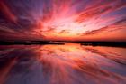 Sunset Reflection on Beach 3, Cape May, NJ