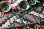 Display Of Turquoise Accessories, Santa Fe, New Mexico