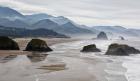 Rocky Cannon Beach Panorama, Oregon