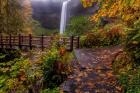 South Falls In Autumn, Oregon