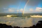 Double Rainbow Over Depoe Bay, Oregon