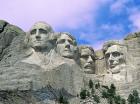View of Mount Rushmore National Monument Presidential Faces, South Dakota