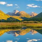 River Reflection Of The Wasatch Cache National Forest