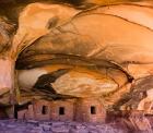 Fallen Roof Ruin In Road Canyon, Utah